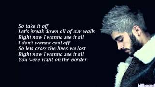 ZAYN - BoRdErSz (Lyrics)