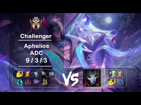 ADC Aphelios vs Jhin KR Challenger Patch 12.19