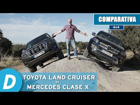 Comparativa 4×4 ¡al límite!: Toyota Land Cruiser vs Mercedes Clase X | Prueba Offroad | Diariomotor