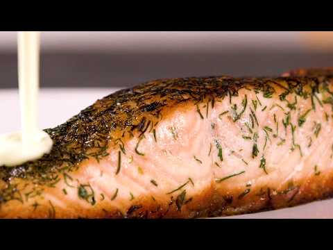 Salmon With Creamy Dill Sauce | Schwartz Recipes