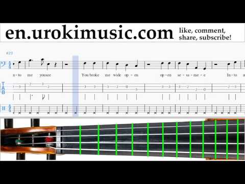 Cello lessons Katy Perry - Into Me You See Sheet Music Tutorial Part#2 um-b352