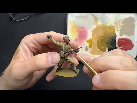 Painting Airfix 1/32 British Commandos