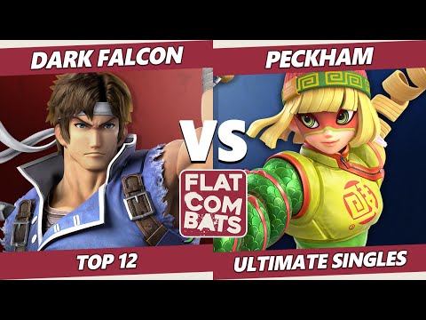Flat Combats 1 Losers Top 12 - Dark Falcon (Richter) Vs. Peckham (Min Min) SSBU Smash Ultimate