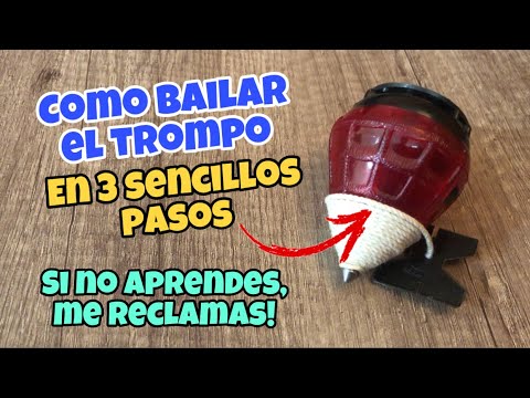 Como bailar el trompo fácilmente / como se baila el trompo / trompo / trucos del trompo /juegos