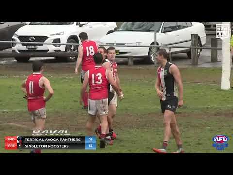 2019 HCCAFL Black Diamond Cup Preliminary Final - Terrigal Avoca v Singleton Highlights