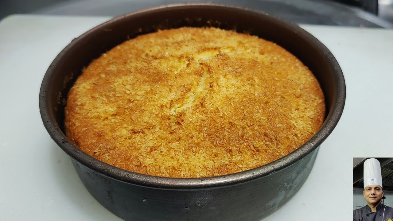 Bakery Style Butter Coconut Cake | कोकोनट बटर केक |Soft Sponge Cake Recipe | Cake Recipe |Chef Ashok