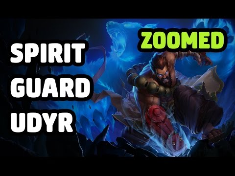 SPIRIT GUARD UDYR SKIN ZOOMED SPOTLIGHT - LEAGUE OF LEGENDS