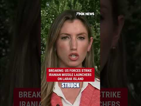 BREAKING: US forces STRIKE Iranian missile launchers on Larak Island #shorts #news #foxnews #us