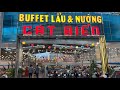 buffet lẩu u0026 nướng cÁt biỂn lớn nhất long xuyên view bờ sông thoáng mát