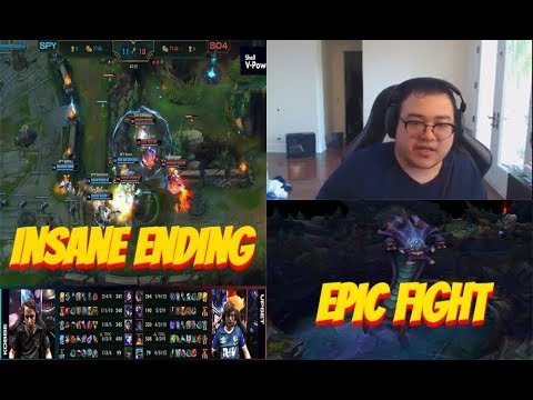 SPY vs S04 Insane Ending I Iron 4 Teamfight For Baron I Scarra Boosted Flash I LOL Highlights EP 9