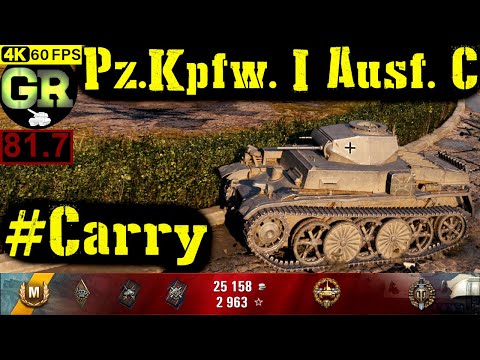 82_World of Tanks Pz.Kpfw. I Ausf. C WoT Replay - 10 Kills 1.3K DMG(Patch 1.4.0)