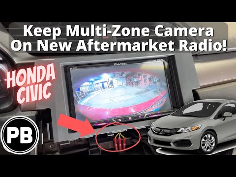 How To Retain Multi-View Backup Camera 2015+ Honda Civic