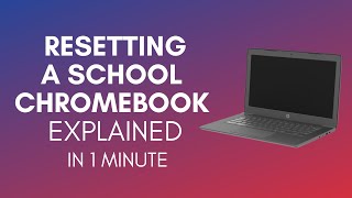 How To Reset A School Chromebook In 2024?