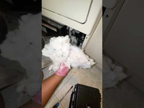 The Lint backed right into the Dryer! This is one of the Most Extreme Cases we’ve ever seen! ☠️🔥