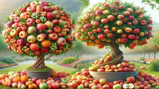 Easy and fast method for planting and growing rose apple trees using stem cuttings.