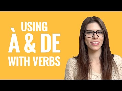 Ask a French Teacher #18 - Using Á & DE with verbs