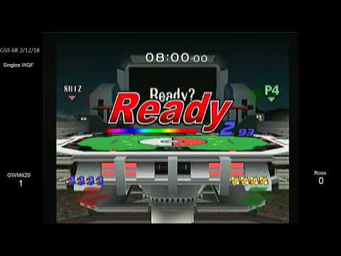 GSS 68 SSBM - GWM420 (Falco) vs. Ross (Fox) - Melee WQF