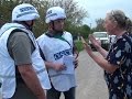 ОБСЕ в Саханке встретили с проклятиями / OSCE in Sahanka 