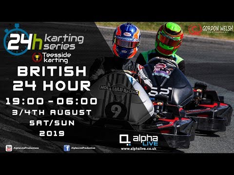 British 24 Hour Kart Race 2019 LIVE from Teesside 19:00 to 06:00
