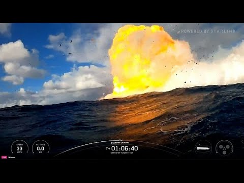 SpaceX Starship absolviert ersten Orbitaltest vor Feuerball im Ozean