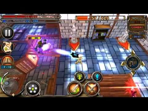 Dungeon Defenders:First Wave On iPhone Gameplay Trailer