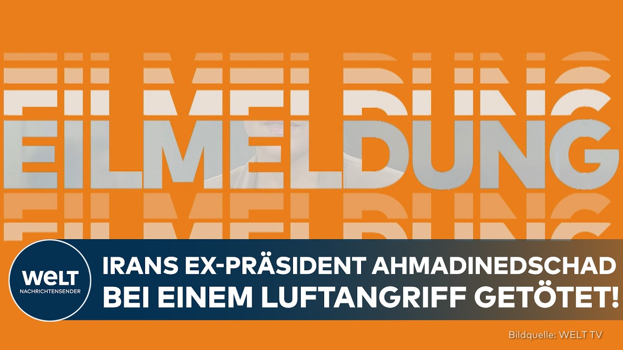 EIL: Irans Ex-Präsident Mahmud Ahmadinedschad bei Luftangriff in Teheran getötet!