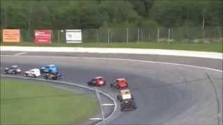 preview picture of video 'Twisted Tea Dwarf Cars, Feature Race | June 14, 2014 | WMMP'
