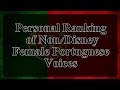 Personal Ranking Non Disney Portuguese Female Voices