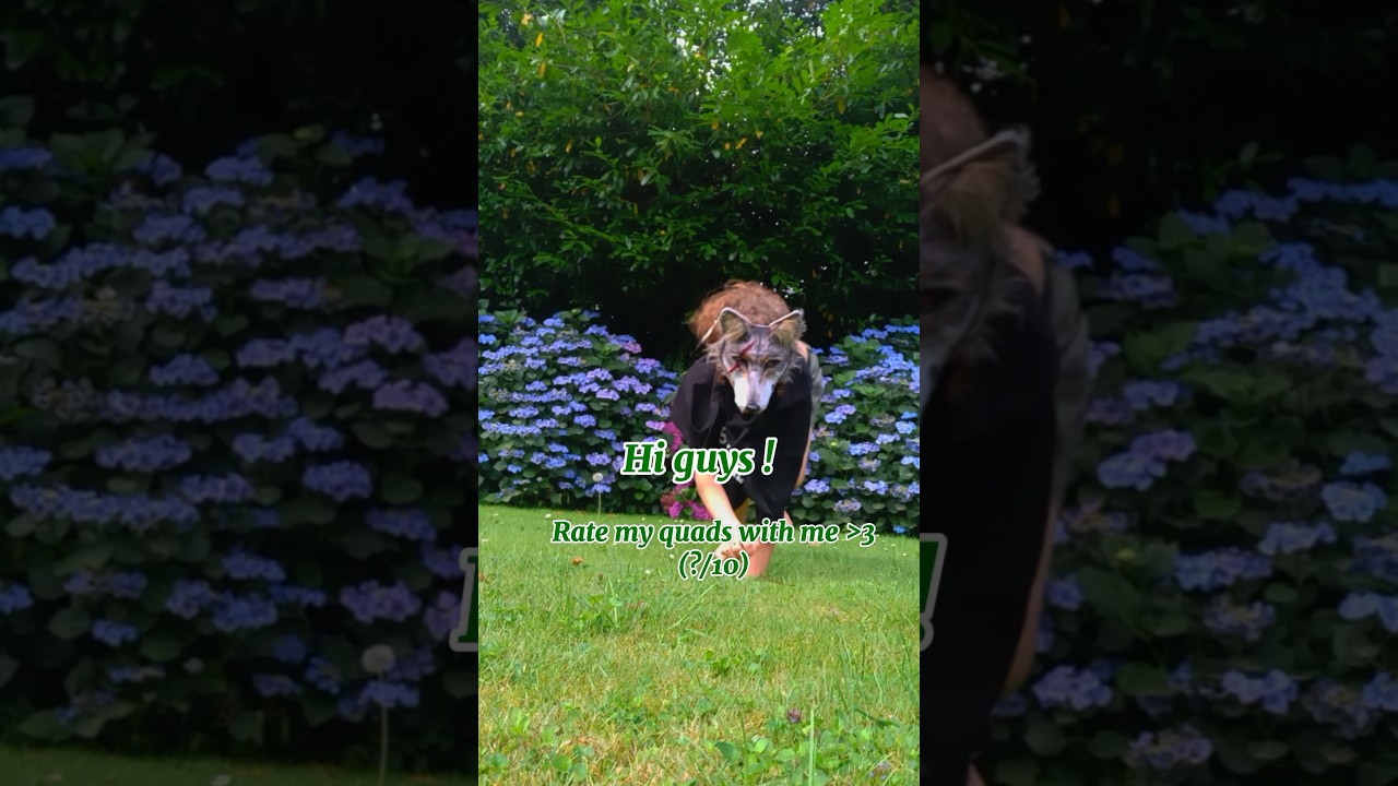 Rate my quads !! ^^ #alterhuman #therian #quadrobics #aestheic #gear #nature