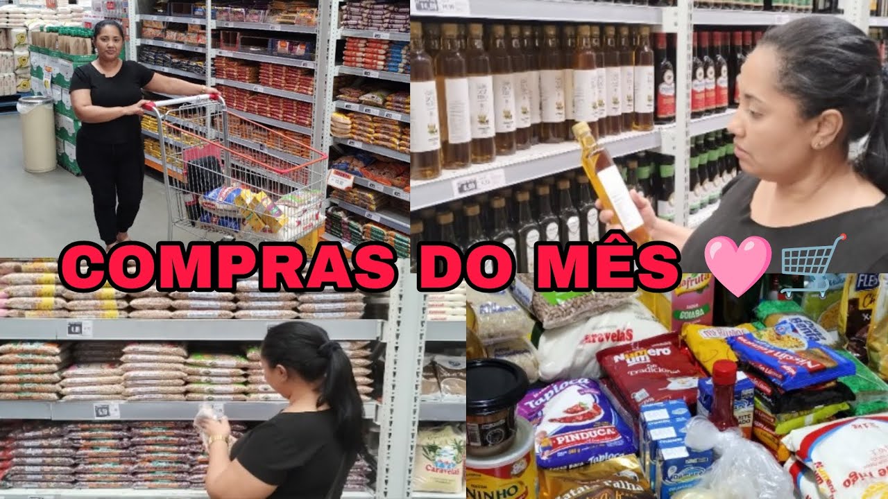 COMPRAS DO MÊS, SERA QUE DEU QUANTOS?| EDINA DA SILVA