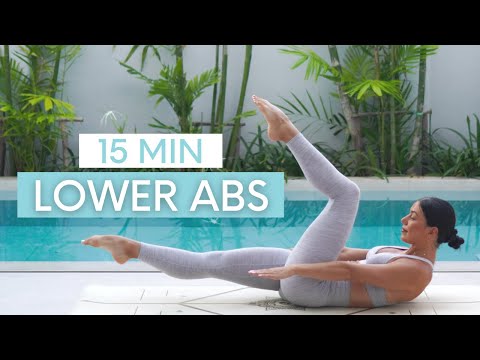 15 MIN LOWER ABS WORKOUT || At- Home Pilates (Intermediate)