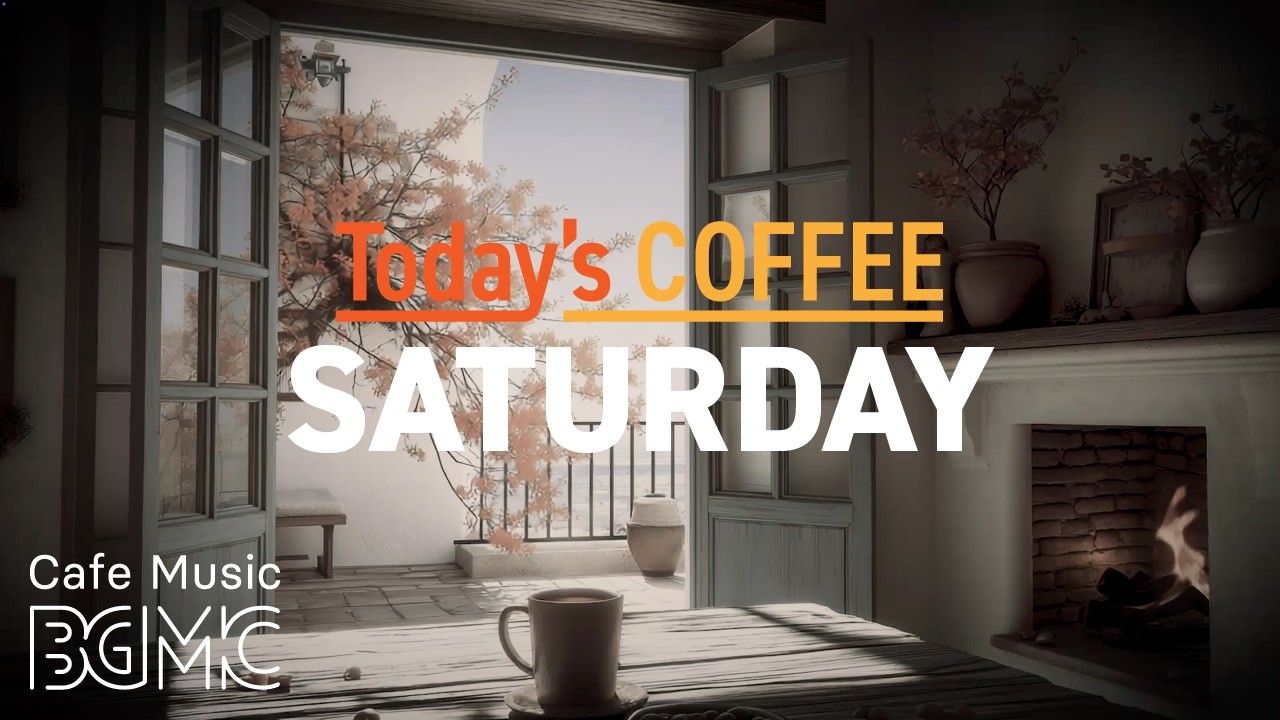 Today's COFFEE SATURDAY: Seaside Spring Blossom Cafe Music ☕ Cozy Jazz for Weekend Relax & Calm