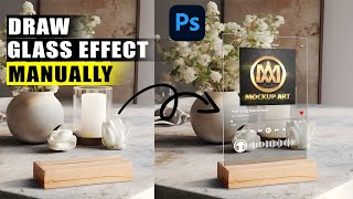 Download the video "Learn How To Create Glass Effect In Photoshop Tutorial | Photoshop Mockup Tutorial"
