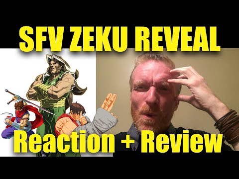ZEKU TRAILER REACTION AND REVIEW. New SFV Character.