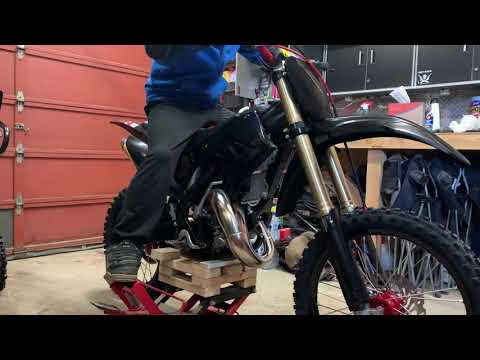 HONDA CR125 WITH FMF FATTY RAW SOUNDS