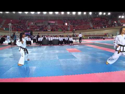 Alina Nashchinets (UKR) v Anastasiya Baranovskaya (RUS) Female IV Dan Tul **Optional Only**