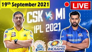 IPL 2021: CSK vs MI Live Score | Today Cricket Match Live Stream Online Chennai vs Mumbai Hotstar