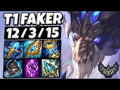 T1 Faker Aurelion Sol vs Syndra [ MID ] Patch 13.4 Korea Challenger ✅