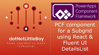 Download the video "How to Build a PCF Control with React & Fluent UI DetailsList 🧩 | Subgrid Demo 🛠️"