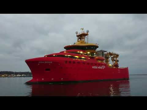 Edda Breeze arriving Gdynia, Poland