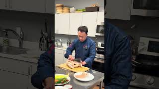 Chef Martin Yan Cuts Up a Chicken in 37 Seconds for The Gay Gourmet of the San Francisco Bay Times