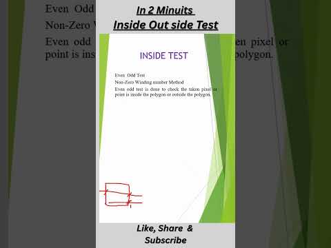 In 2 Minuets inside outside Test