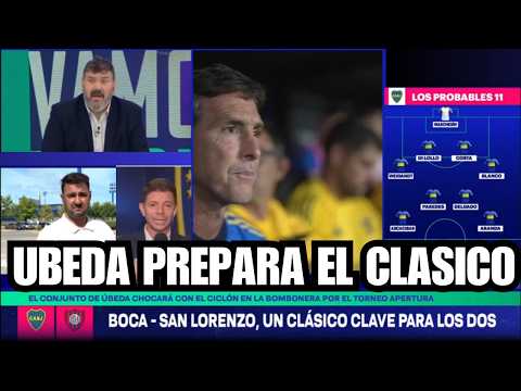 BOCA PIENSA en el CLASICO del MIERCOLES con SAN LORENZO - HAY REFUERZO PARA LA COPA LIBERTADORES