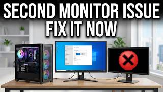 How To Fix Second Monitor Detected but Not Displaying Error in Windows