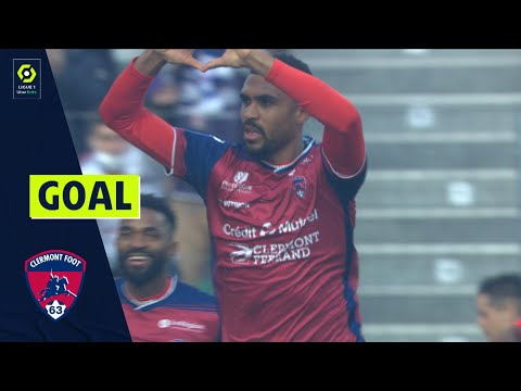 Goal Cédric HOUNTONDJI (39' - CF63) CLERMONT FOOT 63 - AS SAINT-ÉTIENNE (1-2) 21/22