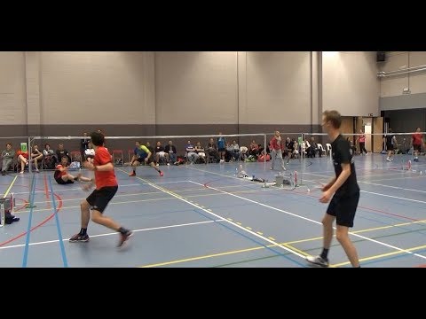 Men's doubles A semi final, 21/12/2019 Torhout, Belgium.