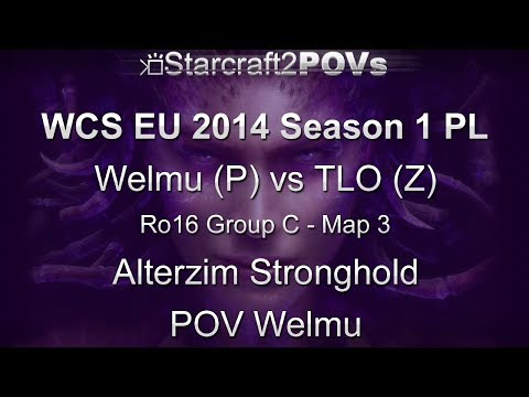 SC2 HotS - WCS EU 2014 S1 PL - Welmu vs TLO - Ro16 Group C - Map 3 - Alterzim - Welmu