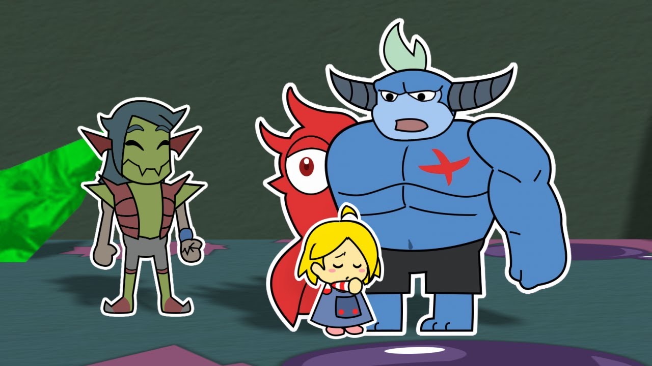 ペーパーメグとばけもの プロローグ Paper Meg's Monster -prologue-