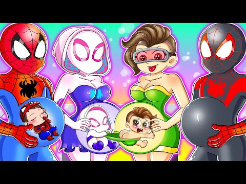 SPIDER-MAN BREWING CUTE BABY - BABY FACTORY - Marvel's Spidey and his Amazing Friends