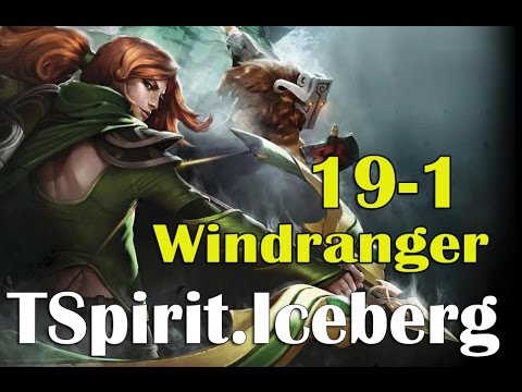 TSpirit.Iceberg 19-1 Windranger !! Team Spirit vs EG - Dota 2 WePlay Game 1